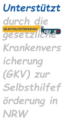 Unterstützt durch die gesetzliche Krankenversicherung (GKV) zur Selbsthilfeförderung in NRW