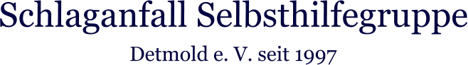 Schlaganfall Selbsthilfegruppe Detmold e. V. seit 1997
